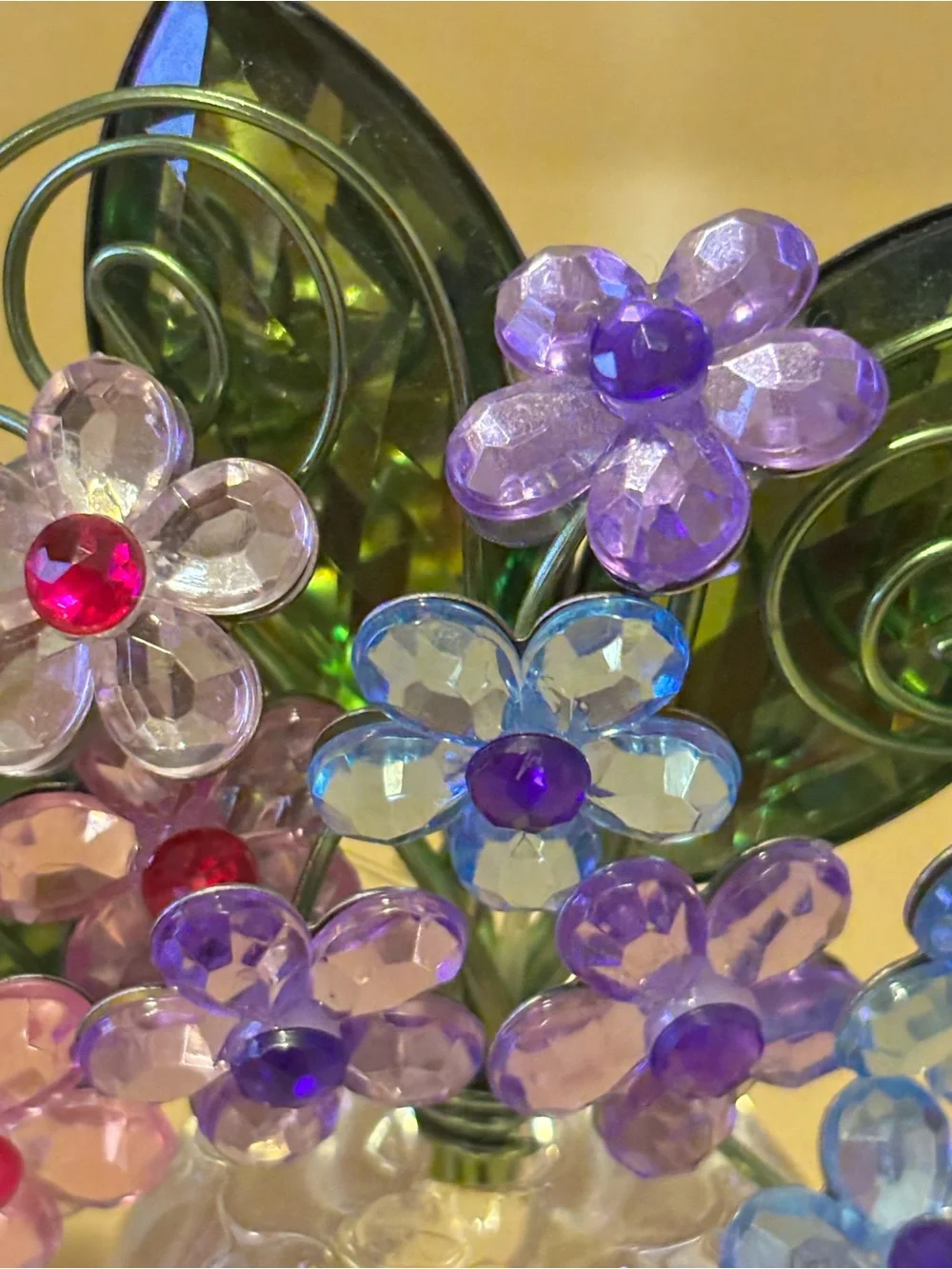 Acrylic Floral Decorative Piece